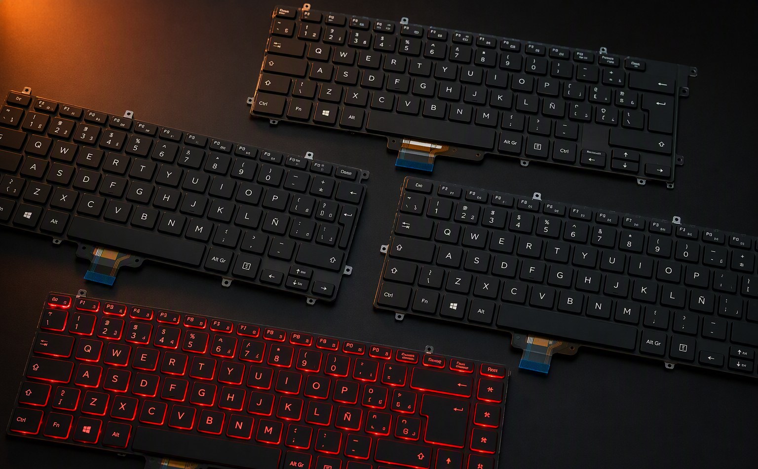 Teclados de repuesto para notebook